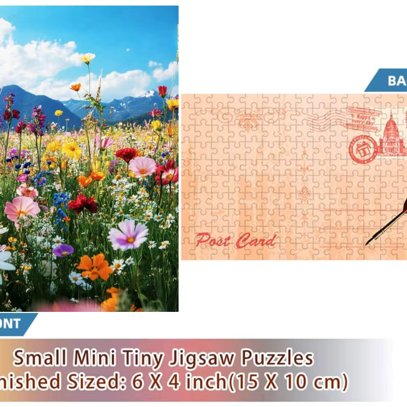 MaxRenard Wildblumen-Bruchland-Puzzle, 150-teiliges Set, Natur, Familienspiel - Bild 2