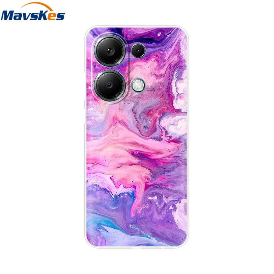Xiaomi Redmi Note 13 4G und Redmi Note 13 Pro 4G Schutzhülle aus transparentem Silikon TPU Case - Bild 2