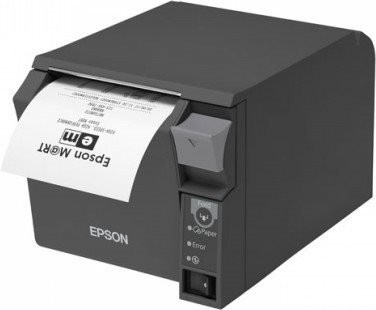 Epson TM-T70II Thermodrucker in Dunkelgrau mit USB, Bluetooth und Wi-Fi - Bild 2