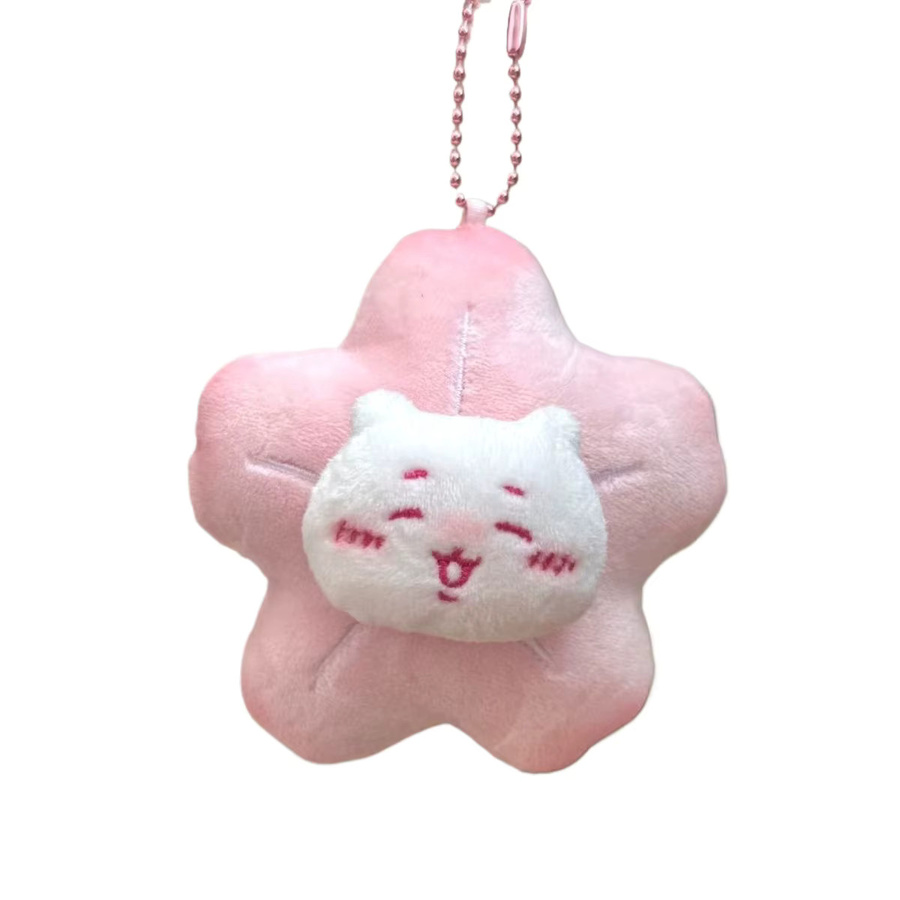 jiyi Kirschblüten-Plüsch-Schlüsselanhänger, Usagi, Rosa / Pink - Bild 3