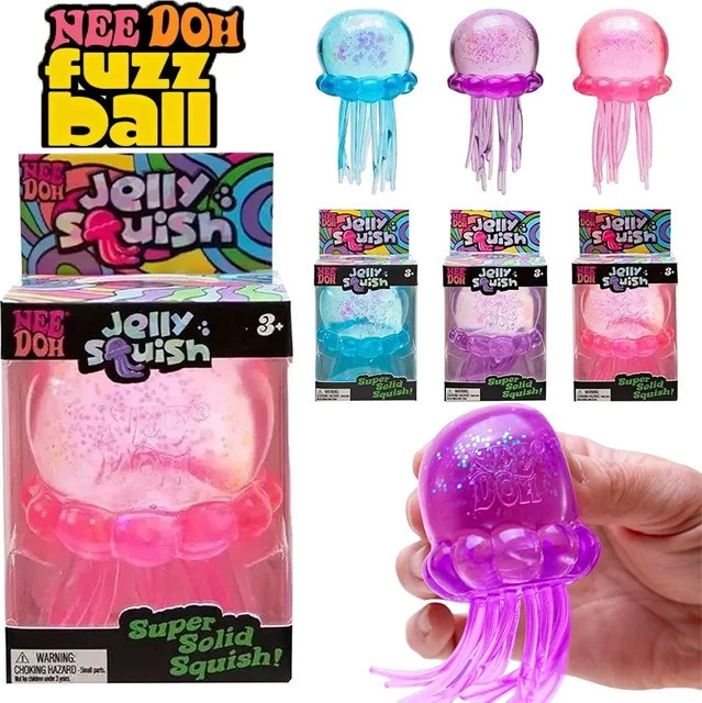 Schylling Quallen-Quetschspielzeug, Sensorisches Fidget-Spielzeug - Bild 1