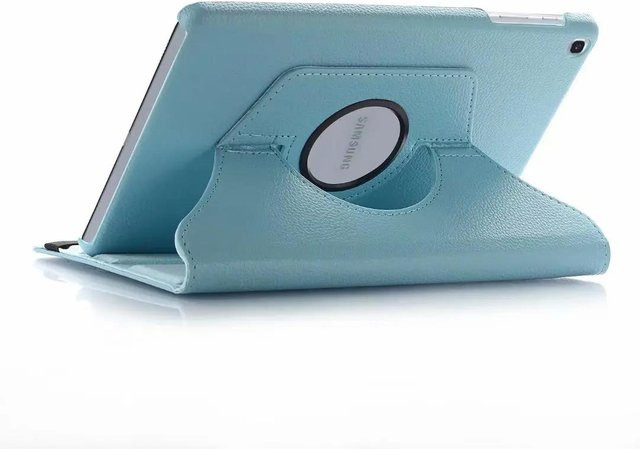 Samsung Tablet Hülle mit 360 Grad Drehung und Ständerfunktion aus Leder für Tab S7 S8 S9 S10 Plus Ultra FE A9 A8 A7 S6 Lite S7fe 10,5 Zoll - Bild 1