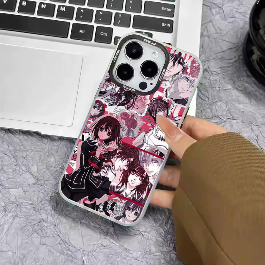 Vampire Knight Handyhülle mit Laser-IMD-Effekt in Silber für iPhone 11 bis iPhone 17 Pro Max und Air Modelle - Bild 2