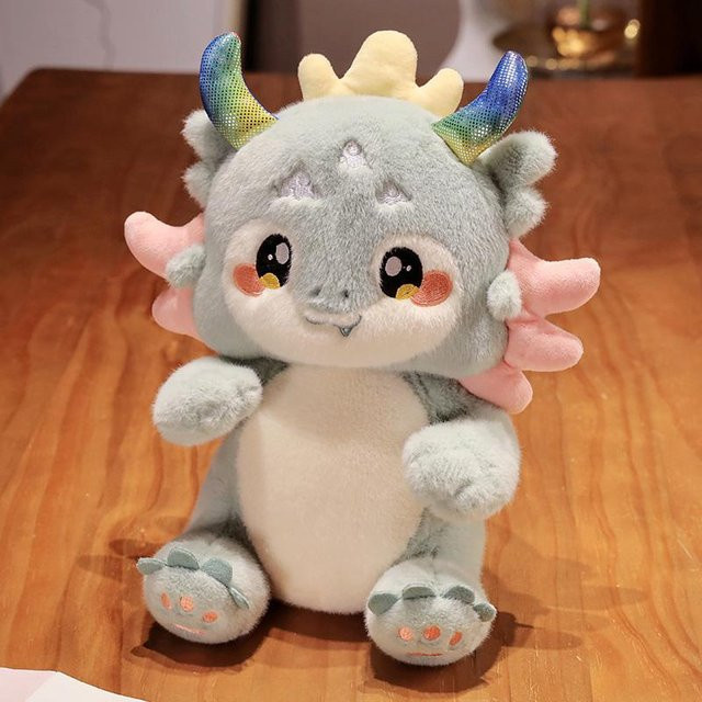 Yiran toy Glücksdrache Plüschtier, 20cm, Bunt / Mehrfarbig - Bild 1