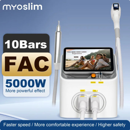 MYOSLIM 2-in-1 Diode 5000W Haarverwijderingsapparaat, White - Bild 1