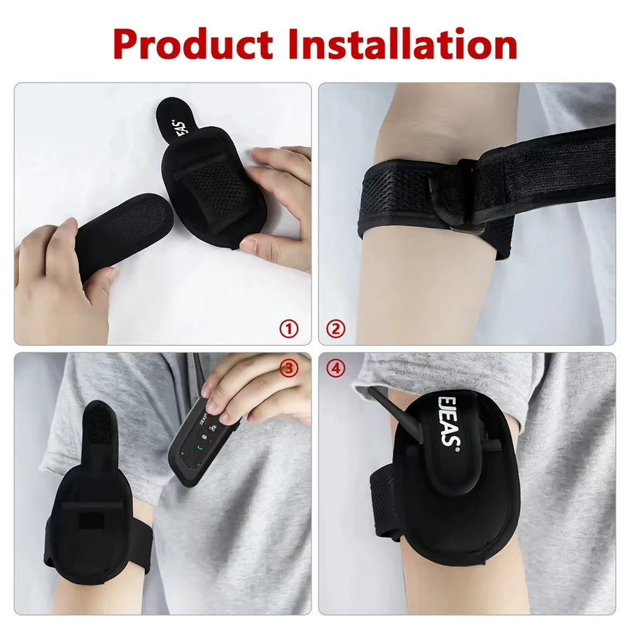 EJEAS Schiedsrichter Sprech Armband Tasche für V6C Pro V4C Plus VNETPHONE V6C, Farbe: Schwarz - Bild 4