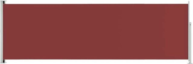Furnicato Seitenmarke ausziehbar in Rot mit Polyester und Stahl, B/H: 600 x 200 cm - Bild 1