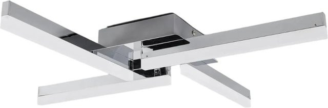 Lindby LED Deckenlampe Patrik Badezimmerleuchte aus Metall in Chrom, 4-flammig, IP44 spritzwassergeschützt - Bild 1