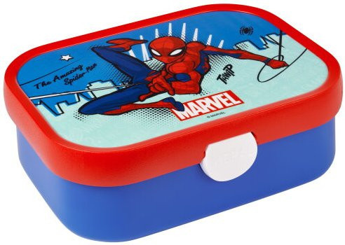 Mepal Campus Brotdose Spiderman mit Bento-Einsatz, Gabel und Unterteilungen, Mehrfarbig - Bild 1