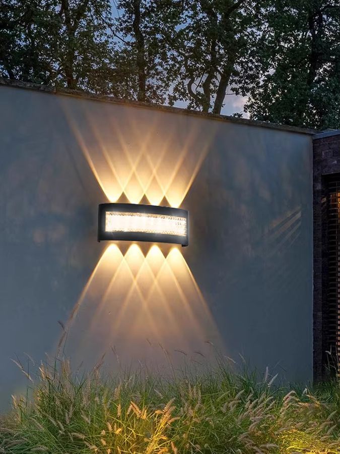EnwYe Moderne LED-Wandleuchte für Innen- und Außenbereich mit Up- und Down-Licht - Bild 5