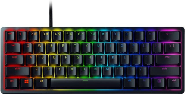 Razer Huntsman V3 Pro Mini kabelgebundene Gaming-Tastatur, Schwarz, US-Layout - Bild 1