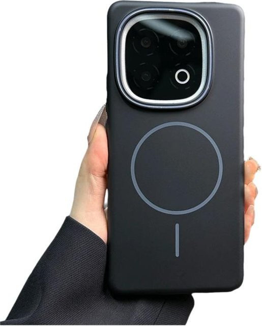 Magnetische Stoßfeste Hülle für VIVO IQOO 13 neo, z10 turbo und z10 turbo plus in Matt mit kabellosem Laden - Bild 1