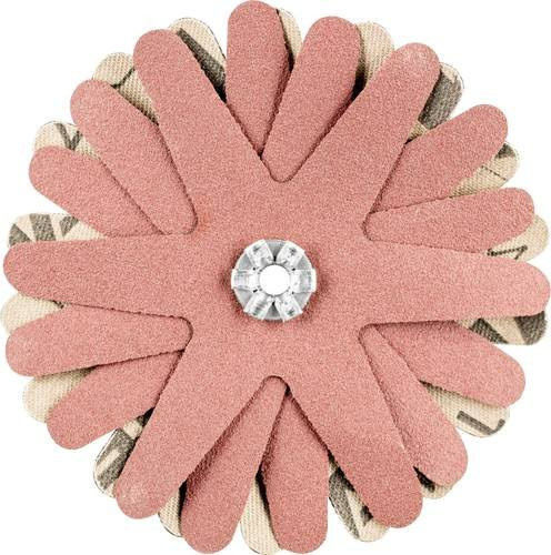 PFERD Polistar-Tube PST-T Schleifstern für Winkelschleifer, Durchmesser: 80 mm, Bohrung: 4 mm, Körnung: 240, Farbe: Pink, 10 Stück - Bild 1