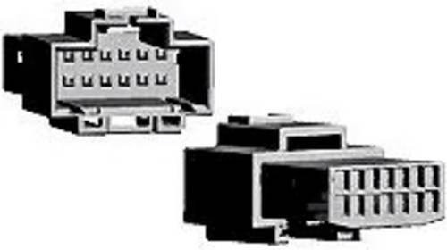 TE Connectivity Leiterplattensteckverbinder 14 Polzahl Schwarz Rastermaß 2.54mm 936126-2 - Bild 1