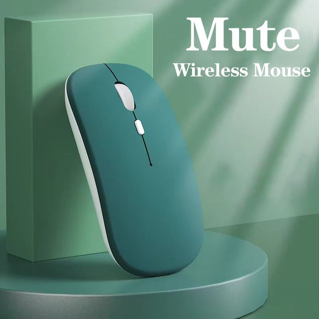 Congdi Bluetooth-kompatible kabellose optische Maus in Lila für Computer, Laptop und Tablet, geräuschlos - Bild 1