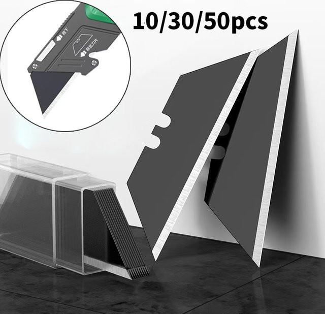 Ersatzklingen für Cutter und Utility-Messer aus Carbonstahl, 18mm Snap-Off Trapezklingen - Bild 1