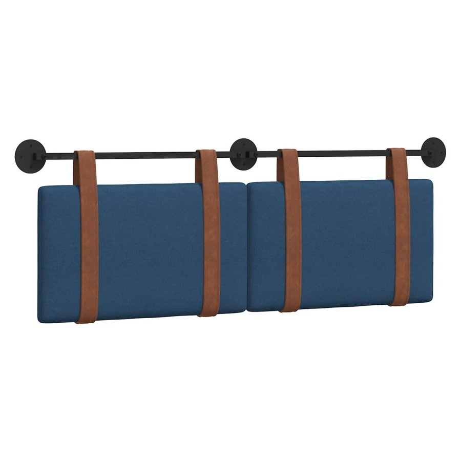 vidaXL Wandmontierte Hängevorderseite in Blau mit Antik-Look, B/H/T: 150 x 55 x 5 cm - Bild 2