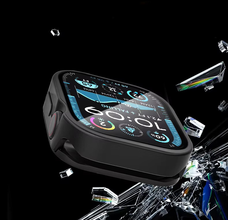 FancyWrist Schutzhülle aus Aluminiumlegierung und PC mit gehärtetem Glas für Apple Watch 11 10 9 8 7 6 5 Ultra 44 45 46 42mm - Bild 5