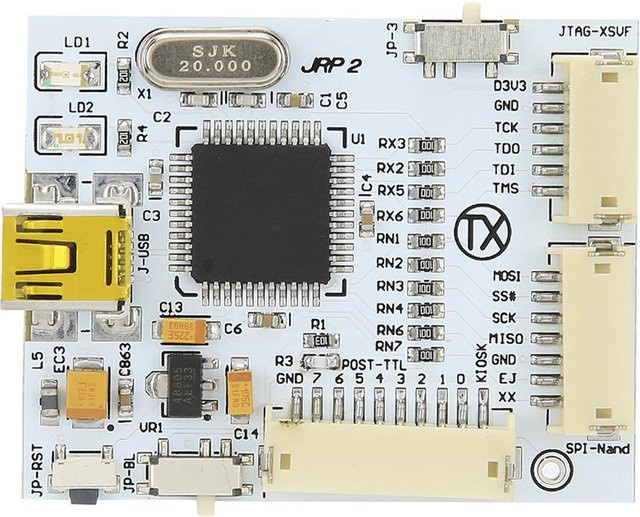 TX JR Programmer V2 Reparaturwerkzeug Set für Xbox 360 Mainboard Kabel in Schwarz - Bild 1
