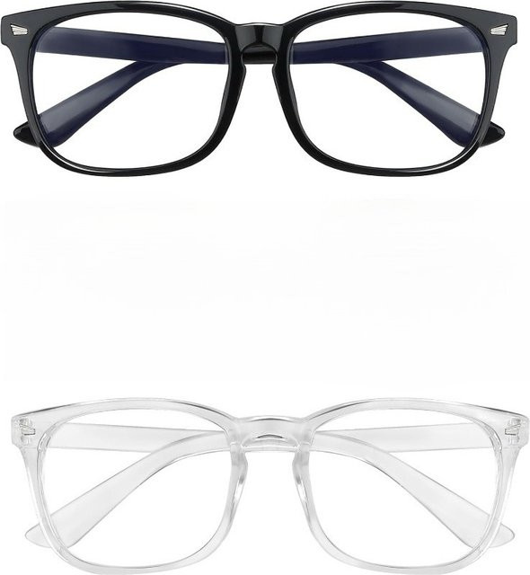 ERIKOLE Lesebrille, Unisex, Vollrand, Kunststoff, Blaulichtfilter - Bild 1