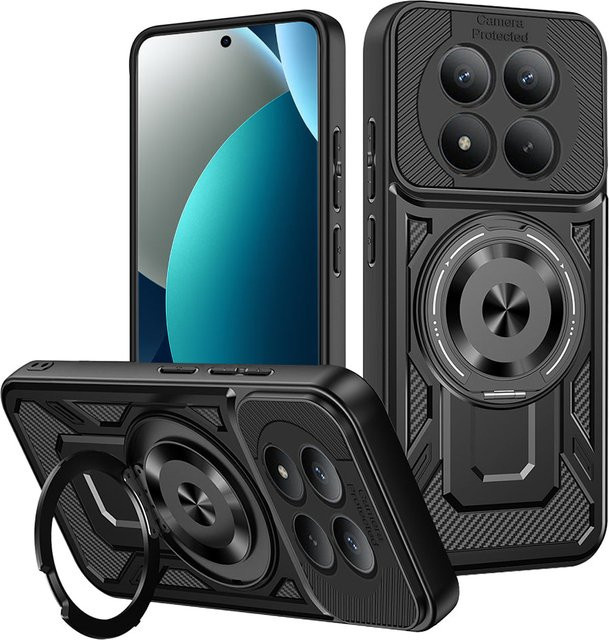 Techsuit RuggedCam Schutzhülle für Xiaomi Redmi Note 15 Pro 4G in Schwarz - Bild 1