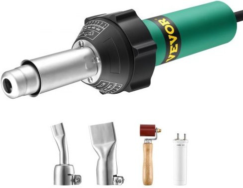VEVOR Heißluft-Kunststoffschweißgerät 1600W mit Zubehör-Set für PVC, TPO und Vinyl in Grün - Bild 1