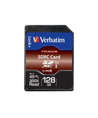 Verbatim SDXC Speicherkarte Premium Class 10, 128 GB, Schwarz - Bild 2