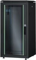 Digitus Netzwerkschrank Unique Serie 19 Zoll Schwarz B/T/H: 60 cm x 100 cm x 134,2 cm 26 HE - Bild 2