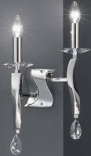 Brumberg 809052 Wandleuchte Chrom mit E14 Fassung für 40W Glühlampen - Bild 1