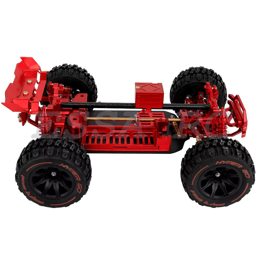 Mjx Hyper Go 1/14 14210 14209 Differentialgetriebe Stoßfänger, Metall, Rot - Bild 2