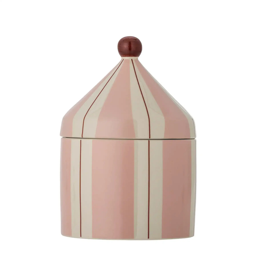 Bloomingville Mini Cimmi Aufbewahrungsdose aus Steingut in Rosa, Höhe: 25 cm - Bild 1