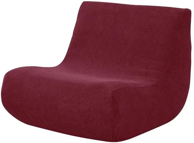 Ärmelloser Stretch Polarfleece Sofabezug von Yiran bag in Rot für Sessel und Loungesofas - Bild 1