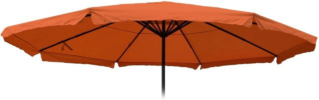 MCW Ersatz-Bezug für Sonnenschirm Carpi Pro mit Volant, Polyester, Ø 5m, Terracotta - Bild 2