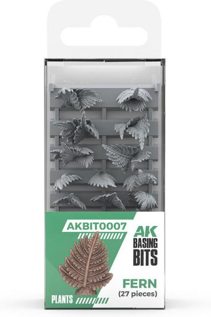 AK Interactive Fern-Basing Bits, 25-teiliges Set, 3D Druck - Bild 1