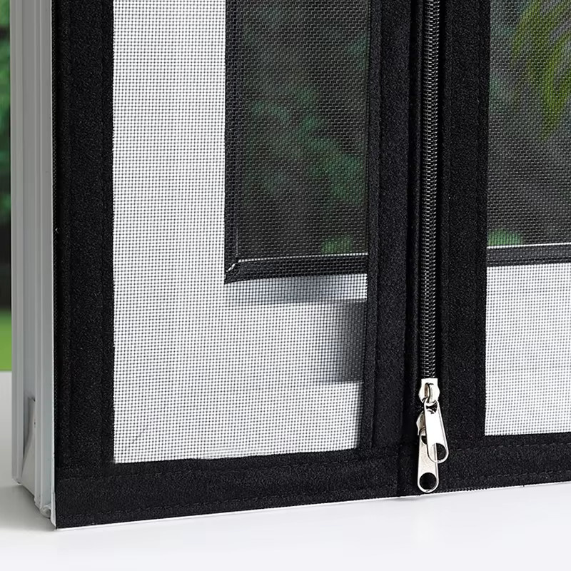 Selbstklebendes Moskitonetz für Fenster und Türen als Maßanfertigung in Weiß oder Schwarz - Bild 3