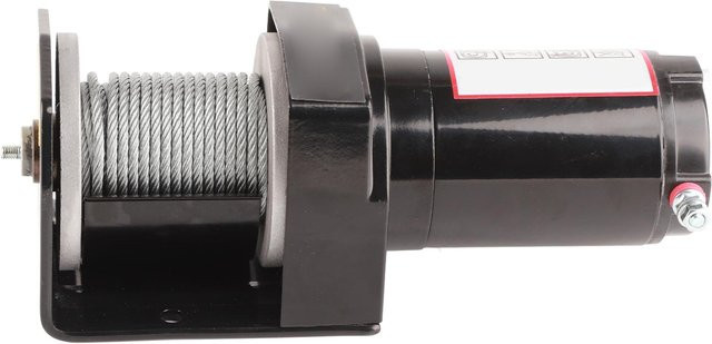 TOMTOP Elektrische Abschleppseilwinde mit Fernbedienung, 2500 lb, DC 12 V, Schwarz - Bild 1