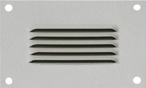 Rittal Halterungs-Belüftungsplatte integrated louvres, Farbe: Grau, Packung mit 4 Stück - Bild 1
