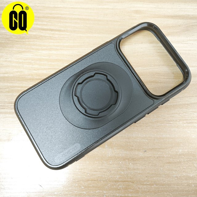 Stoßfeste iPhone Hülle mit Quad-Style Lock-in Design für Bike und Moto Mount, Farbe: Schwarz - Bild 1