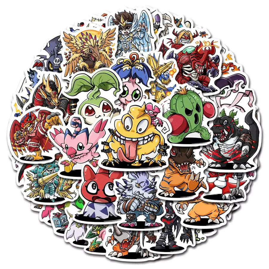 Bandai Digimon Abenteuer Aufkleber, 10/30/54 stücke - Bild 1