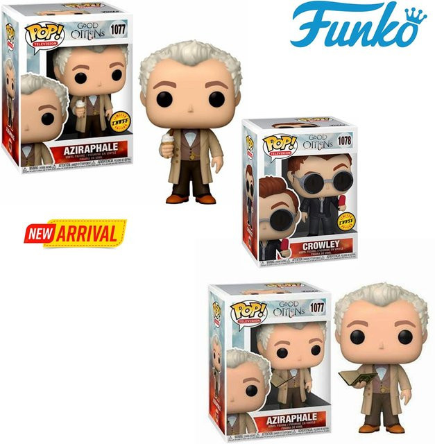 Funko Pop Television Good Omens Aziraphale Chase EXC 1077 # 1078 Vinyl-Figur - Bild 1