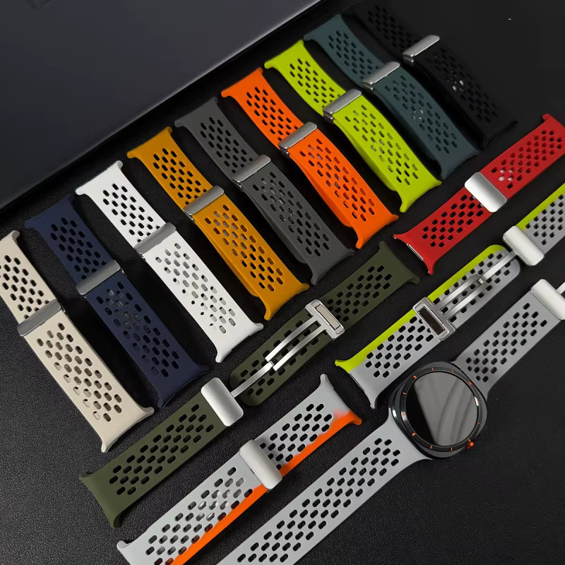 BUSKOZ Uhrenarmband Edelstahl, Weiß, Unisex - Bild 3