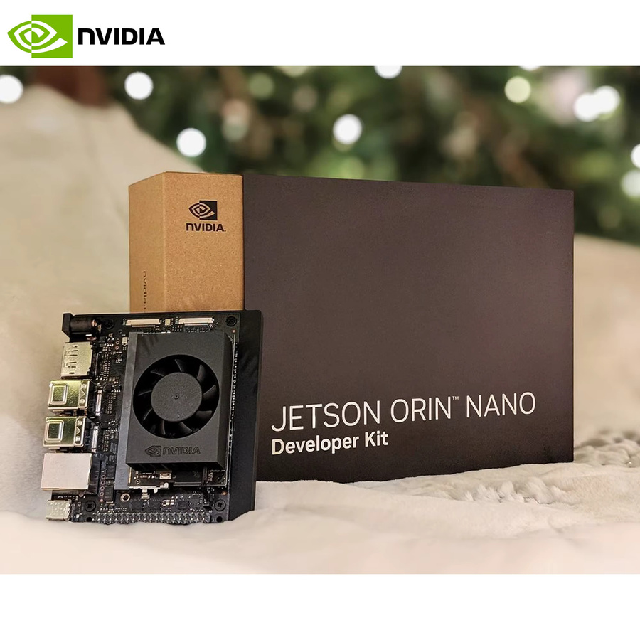 NVIDIA Jetson Orin Nano Super Developer Kit mit 8 GB RAM und 67 TOPS AI Performance, inklusive USB-C und 2x M.2 Key M für NVMe SSDs, Schwarz - Bild 2
