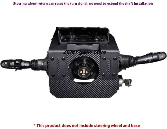 Moza Lenkrad Blinker Licht Wischer Schalter Adapter mit Schlüssel Start für Moza R3 und R5 Racing Simulator in Schwarz - Bild 1