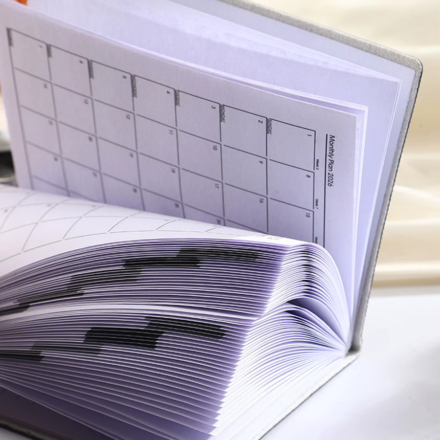2026 Mini-Taschenplaner Kalender mit täglicher To-Do-Liste und Aufgaben-Checklist für Erwachsene, Grün, A6, Softcover - Bild 3