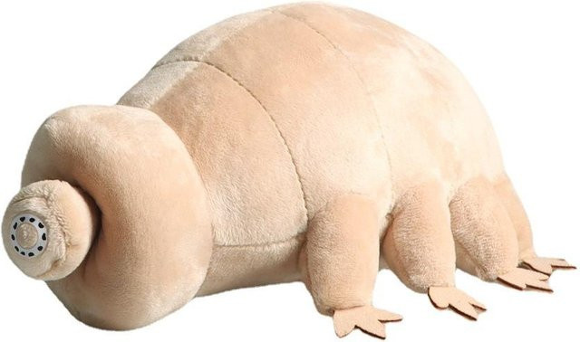 Doyoudo Bärtierchen Plüschtier, braun, 25cm - Bild 1