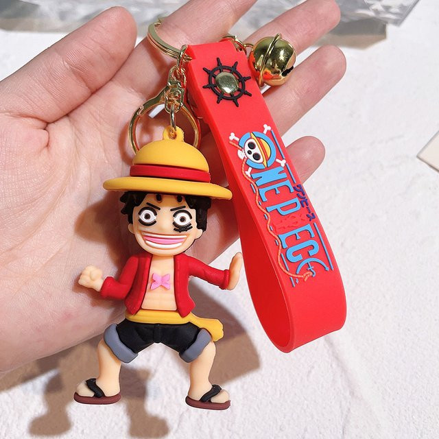 Bandai One Piece Luffy Actionfigur Schlüsselanhänger, Kunststoff, Bunt / Mehrfarbig - Bild 1
