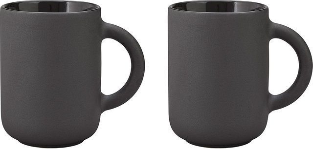 Stelton Tasse Set Theo aus Keramik in Schwarz - Bild 1