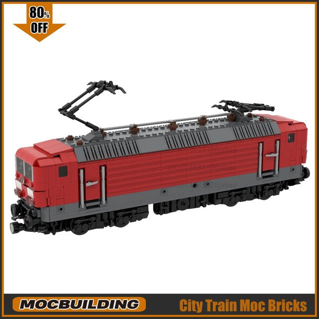 MOCBUILDING Lokomotive Zug Br 8, Bausteine, Modell, Fahrzeug - Bild 1