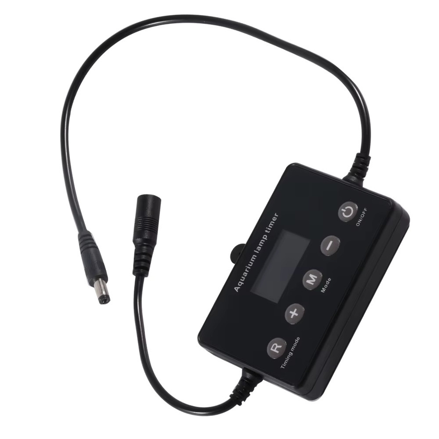 DC12/24V Aquarium LED Timer Controller mit Sonnenaufgang und Sonnenuntergang, Smart Dimmer System in Schwarz - Bild 2