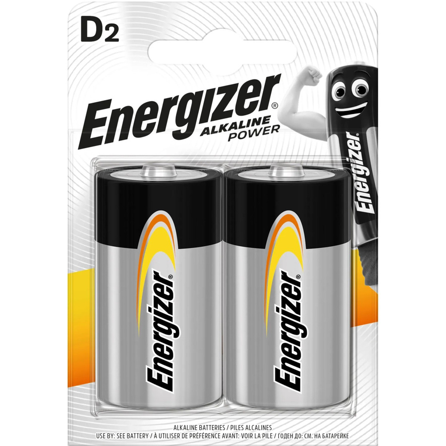 Energizer Alkaline Power D Mono Batterien, 2 Stück, Silber - Bild 2